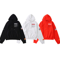 HERON PRESTON HP NASA Space Agency NASA joint plus velvet tide brand sweater hoodie long sleeve