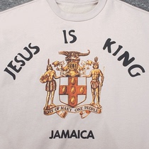 KANYE KANYE album limited WEST JAMAICA color JAMAICA round neck sweater FOG High Street man
