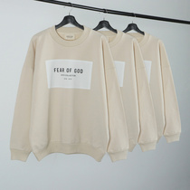 fog fear of god Season 6 main line patch round neck sweater long sleeve Bieber same high street tide loose
