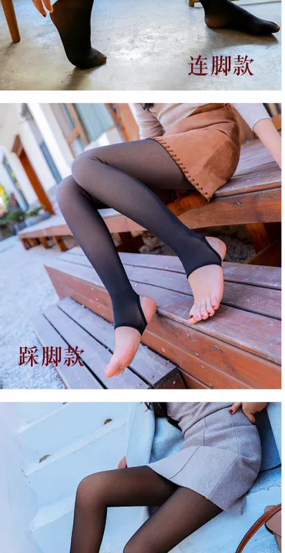 Mùa thu và mùa đông quần áo ngắn nữ cao 150cm cỡ nhỏ XS cộng với nhỏ cộng với nhung mỏng 9 điểm bước trên quần legging