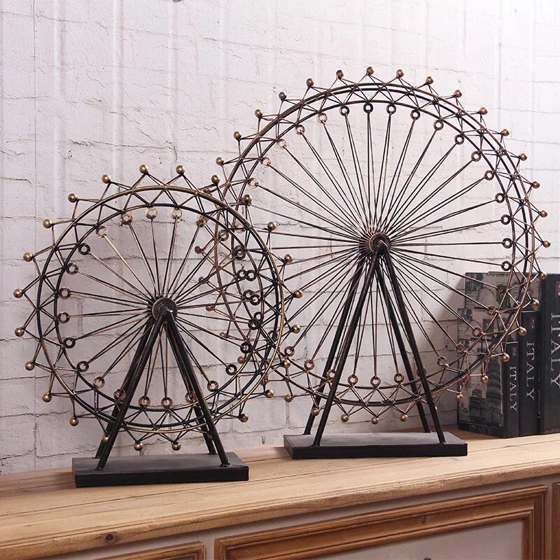 Creative Skyscraper Living-room Adornment Swing Piece Home Room Wine Cabinet Bedroom TV Counter Craft Gift Hem Accessories Small Furnishing