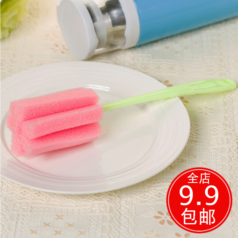 Long handle Cup brushed kitchen with brushed brush with brush long bottle brushed tool sponge cleaning long handle cup brush clear brush