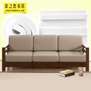 45D mật độ cao xốp tùy chỉnh cứng cứng đệm đệm sofa đệm với lưng rắn gỗ bọc vải cửa sổ nổi mat