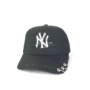 MLB quầy trong nước 18 mùa thu và mùa đông NY Yankee vòng thép thời trang màu đen mũ lưỡi trai uốn cong 12800 12853 - Bóng chày 	mũ bảo hiểm bóng chày	