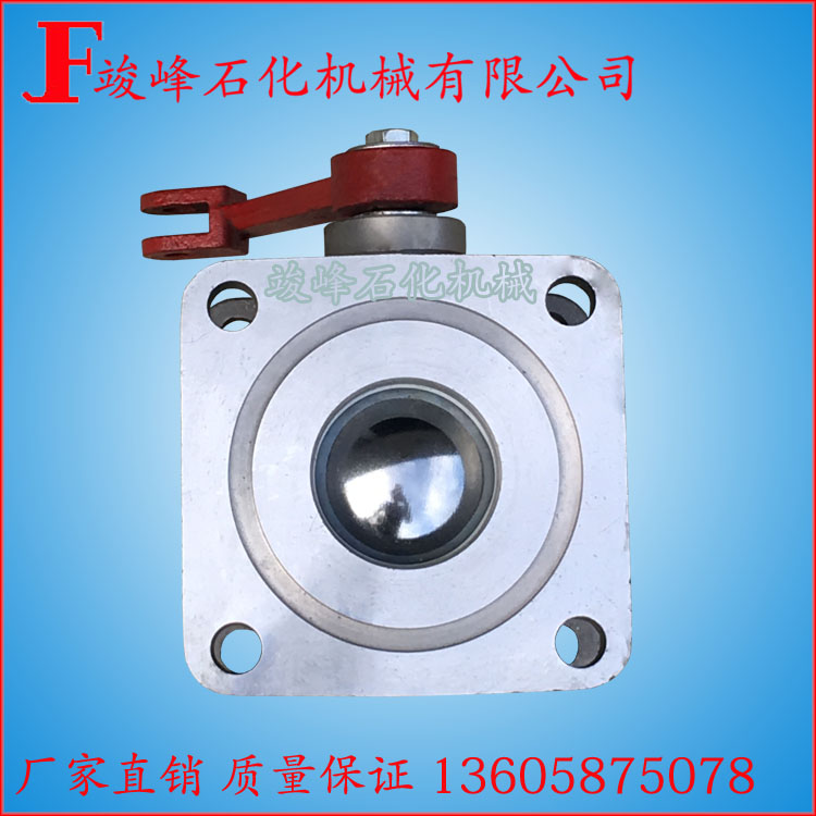 Sprinkler repair parts automatic pneumatic valve square ball valve aluminum alloy curved handle square straight-through ball valve