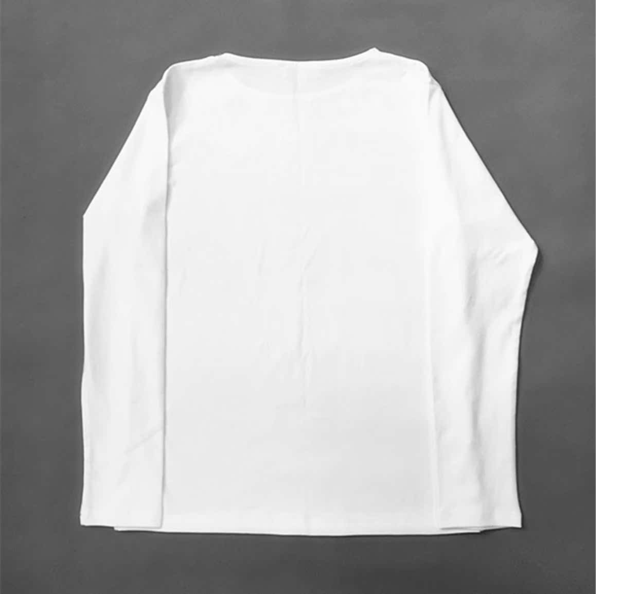 Yi Qian Qian Wang Junkai ngôi sao thời trang COSMO cùng áo len nam nữ cổ tròn màu trắng hoang dã ao hoodie