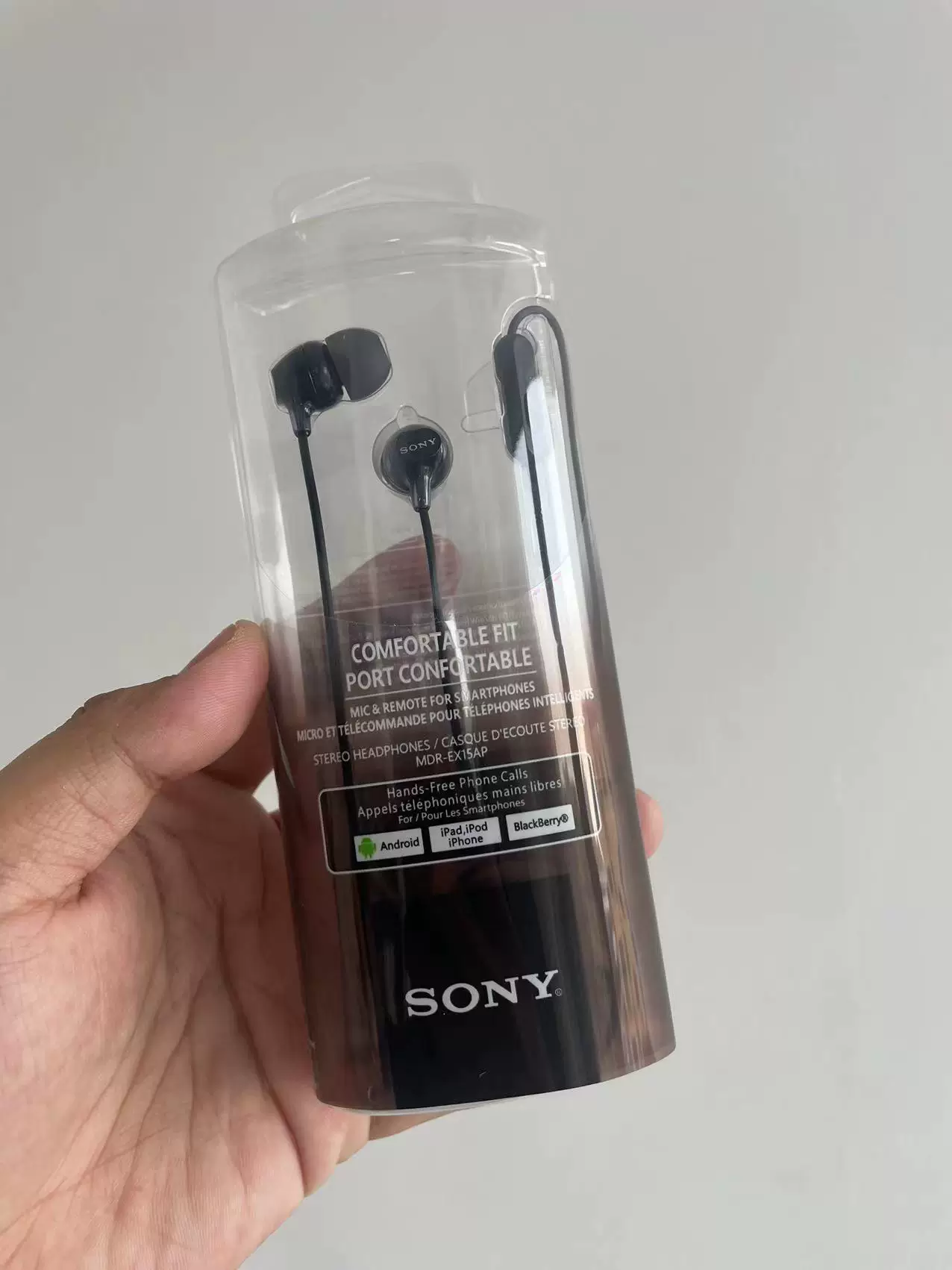 Sony/ MDR-EX15AP EX15LP 255AP внутриканальные наушники с тяжёлым басом стерео