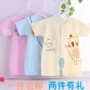 Quần jumpsuit cotton tay ngắn cho bé Quần áo mùa hè Quần áo ngủ 2 Cáp Nhĩ Tân 6 trẻ sơ sinh 3 tháng 0-1 tuổi hè bexinhshop shop