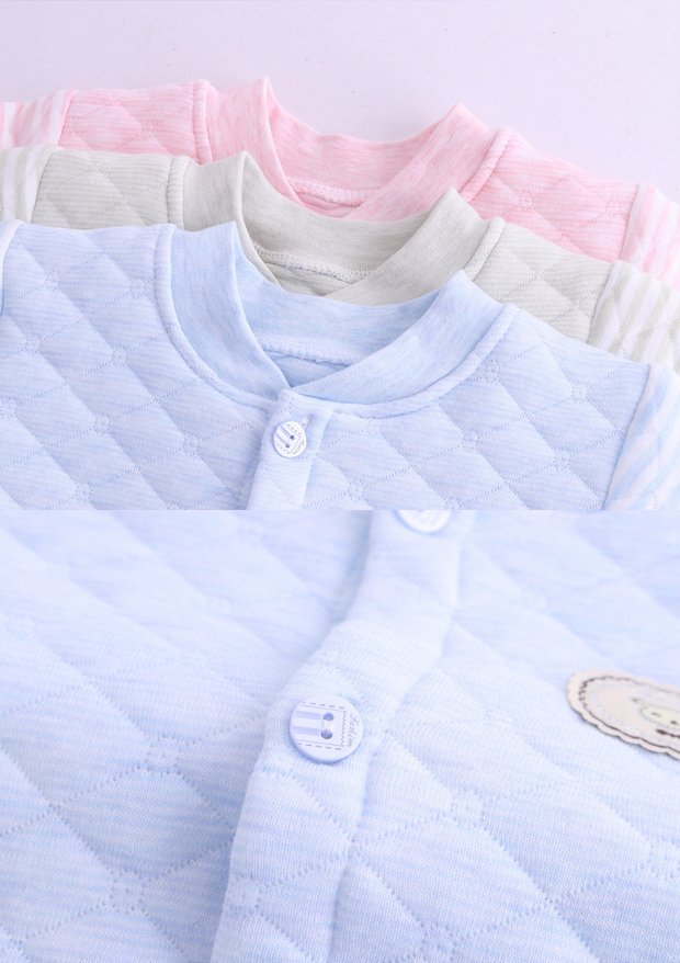 Quần áo sơ sinh cho bé quần áo mùa đông nam và nữ bé 0-2 tuổi cotton dày ấm áp jumpsuit đồ ngủ mùa thu đông quần áo trẻ em xuất khẩu