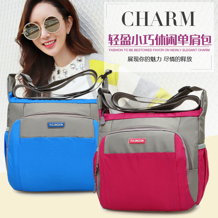 New sports women's bag shoulder bag messenger bag small bag men's and women's leisure bag oblique cross bag travel business wallet