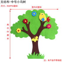 Kindergarten Decoration Classroom Black Board Newspaper Solid Wall Sticker Ring Creation Arranged Creative Materials Class Culture Tree Decoration