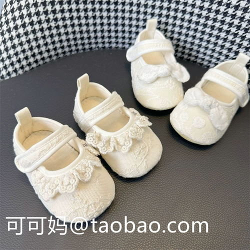 Детская обувь для принцессы для раннего возраста для новорожденных, 0-1 лет