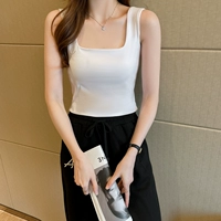 Белый, короткий, квадратный вырез