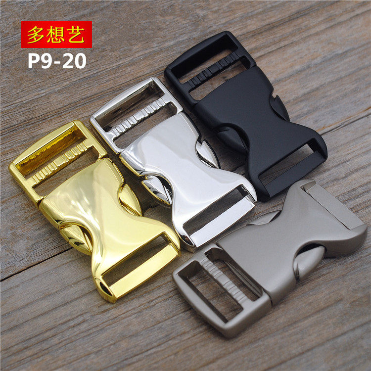 Multi-thought art Liangpint thickened metal inserts buckle belt hardware buckle stainless steel color metal insert buckle black alloy buckle