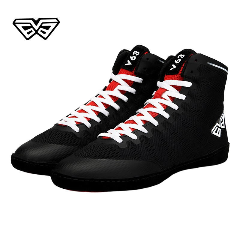 Wrestling shoes men's boxing training shoes wrestling boots fighting shoes Sanda punch weightlifting gym squat deadlift sneakers