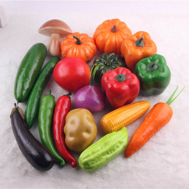 Photography props simulation fruit model home decoration model house fake vegetable decoration children's foam decoration set
