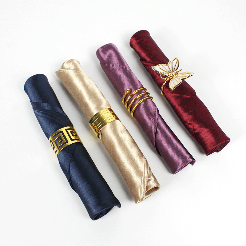 Hotel mouth cloth Western food polish wine glass cloth high-grade model room napkin cloth box club table ornament table cloth table cloth