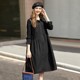 She pool loose dress 2024 spring new women's fashion fashion casual lapel single-breasted-length shirt dress