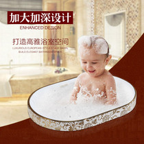 Taichung basin Semi-embedded oval washbasin washbasin bathroom Home Ceramic European-style Washbasin Table basin