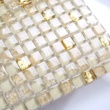 Средиземноморская раковина европейская стеклянная хрустальная мозаичная мозаичная плитка Фоновая стена головоломка гостиная кухонная наклейка туалет