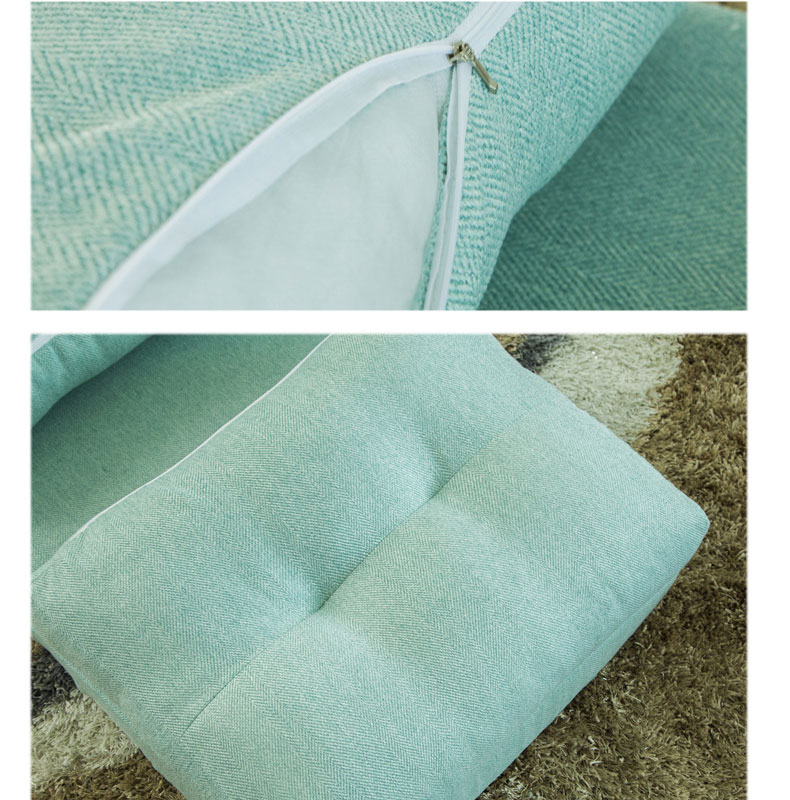 Creative có thể gập lại và rửa beanbag tatami đơn sofa vải sofa phòng ngủ nhỏ căn hộ kép giường - Ghế sô pha sofa bệt