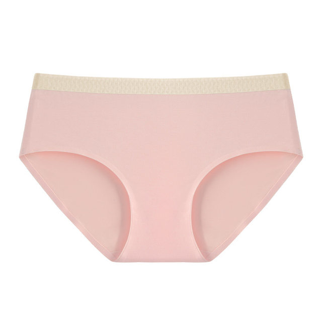 ຊຸດຊັ້ນໃນຂອງເດັກຍິງທີ່ມີຜ້າຝ້າຍບໍລິສຸດ antibacterial seamless one-piece underwear ສໍາລັບເດັກຍິງ summer ກາງ-ຕ່ໍາແອວສັ້ນສາມຫຼ່ຽມຂອງແມ່ຍິງ
