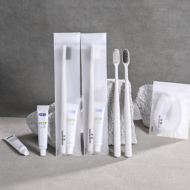 Disposable Toothbrush for Hotel Use with 10g Toothpaste, Shuke Toothpaste Soft Film Bag, Homestay Toiletries Set