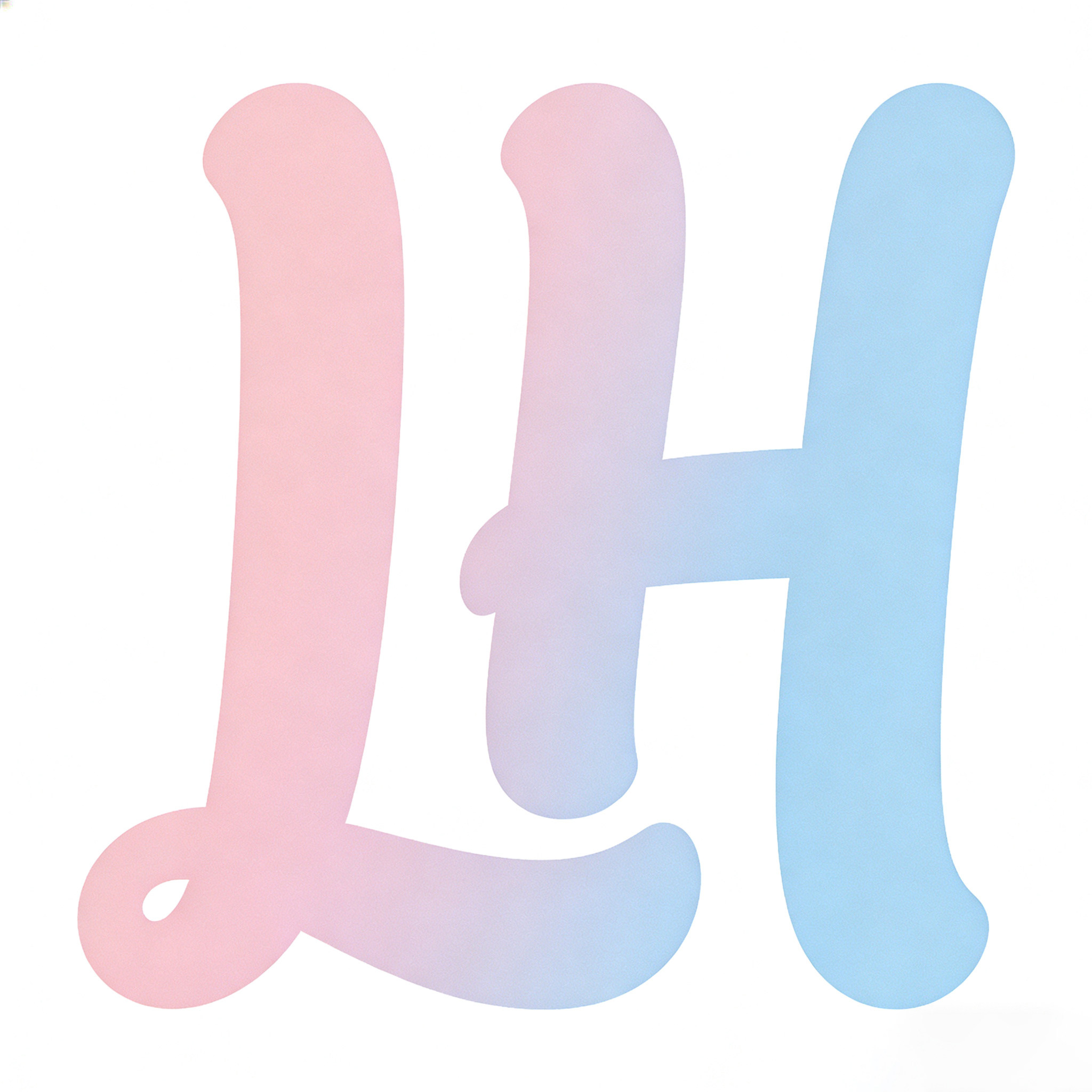 LH美妆个护店的LOGO