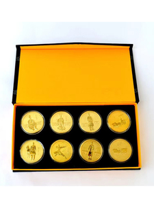 Terracotta Warriors Commemorative Coins, Chinese Characteristics, Small Gifts for Going Abroad, Shaanxi Xi'An Tourist So