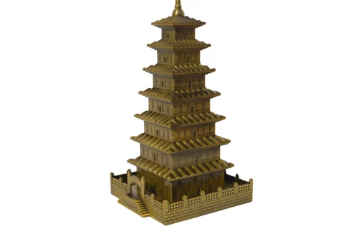 Da Yan Pagoda Model Da Cien Temple Metro китайский древний здание металлические качели xi'an tourism souvenirs