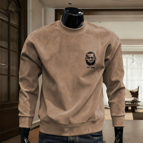 Осенняя бархатная толстовка, лонгслив, универсальная куртка для отдыха, оверсайз