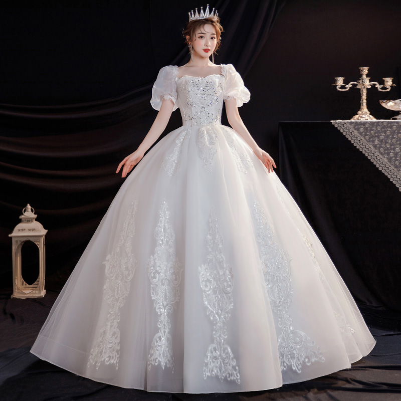 Large size wedding dress 200 catties plus fat, increase fat mm, thick arm meat trailer tail pregnant woman fat bride wedding service woman Large size wedding dress 200 catties plus fat, increase fat mm, thick arm meat trailer tail pregnant woman fat bride wedding service woman