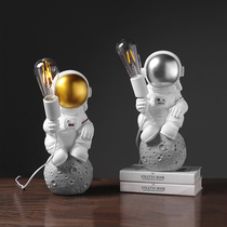 Simple creative light bulb astronaut ornaments modern home living room TV cabinet wine cabinet desktop astronaut furnishings