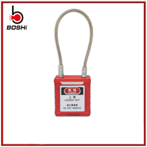 Stainless steel cable safety padlock engineering safety cable not open padlock steel cable lock beam padlock BD-G41