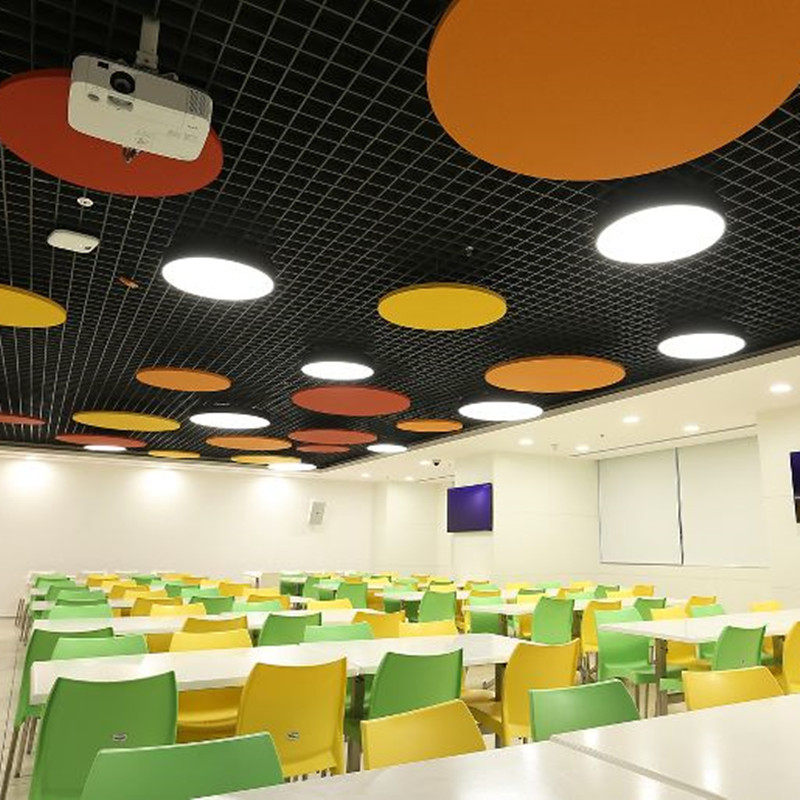 Glass fiber suspension board special-shaped ceiling sound-absorbing board six-sided arc arched arbitrary shape supports dyeing custom manufacturers