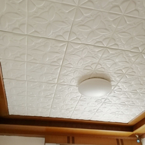 3D three-dimensional wall sticker bedroom roof roof living room ceiling decoration creative wallpaper self-adhesive waterproof ceiling sticker