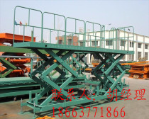 Fixed lift aluminum alloy mobile self-walking lifting platform lifting stage boarding bridge freight elevator