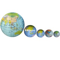 Childrens geographic Enlightenment toy ball playing water ball large inflatable globe teaching props three-dimensional map beach ball