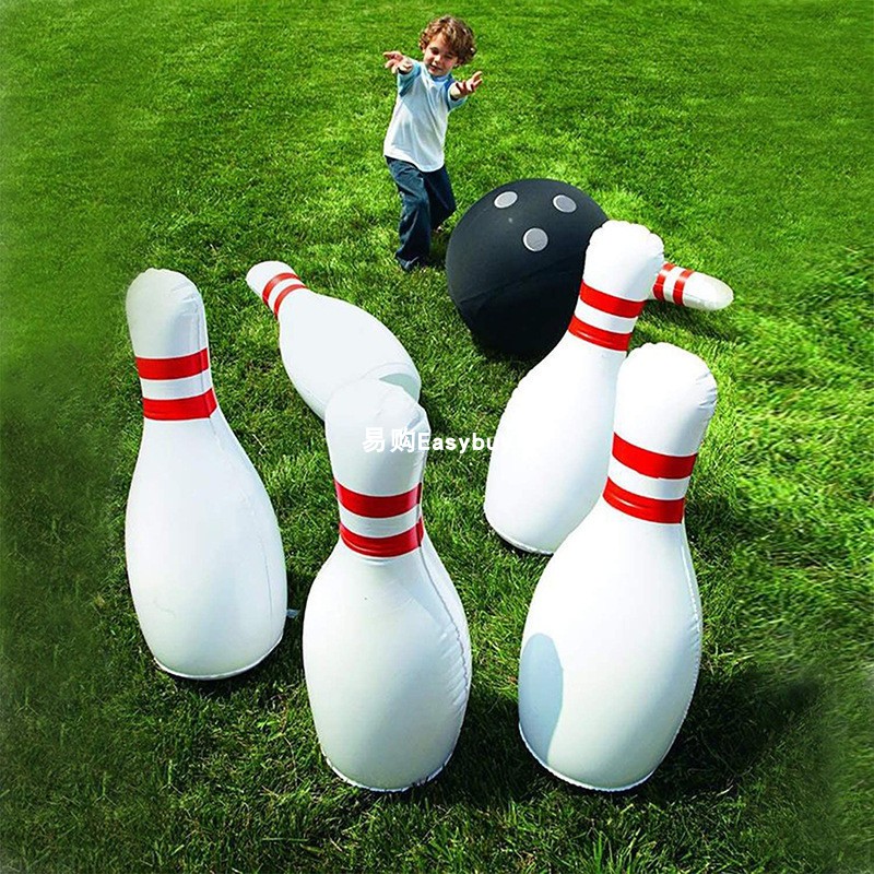 Children Puzzle Plastic Inflatable Toy Bowling Bar Entertainment Competition Kindergarten Parenting Interactive Game Props