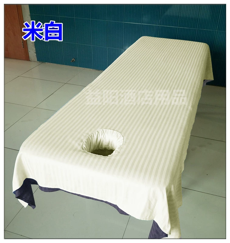 Massage Health Club Câu lạc bộ cơ thể Y học Vật lý trị liệu Massage Beauty Salon Cotton đặc biệt Bông Bông Tấm Lỗ với Lỗ thảm lông cừu trải giường