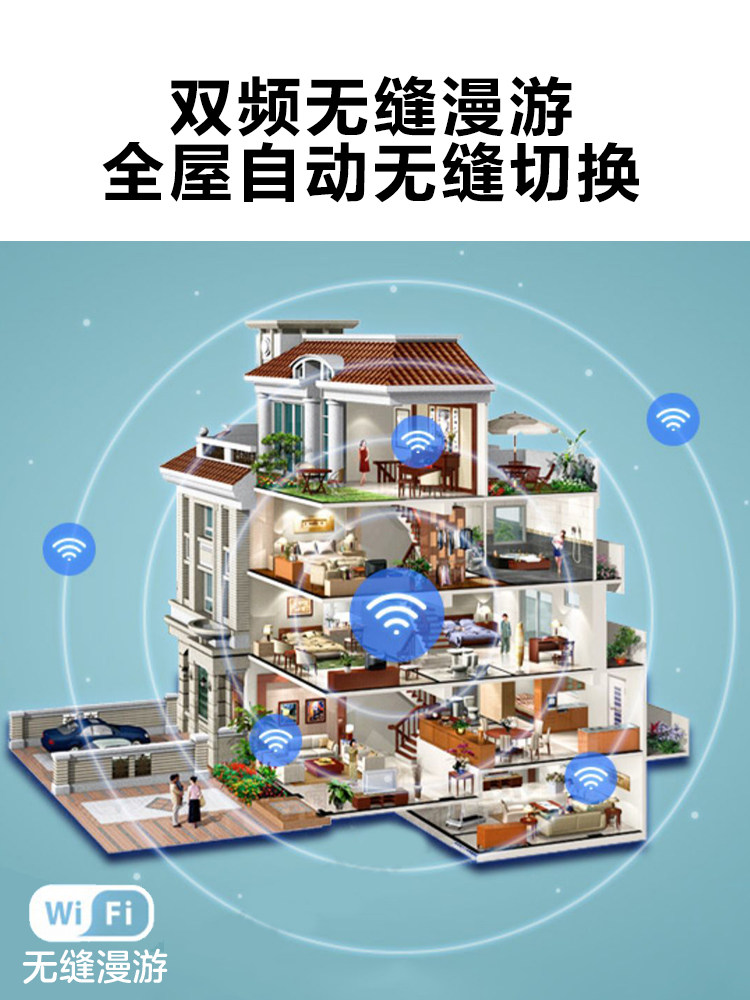 [New Product] Huawei Lingxiao Sub-Mother Routing Q7 Network Cable Version Full House Coverage Wifi7 Wireless Router Star Flash