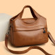Retro style women's handbag large capacity crossbody bag