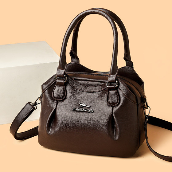 Soft leather women's handbag 2026 new style large capacity