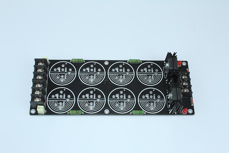 Semi-finished product welded 8-capacitor Schottky rectifier filter power board audio amplifier pcb