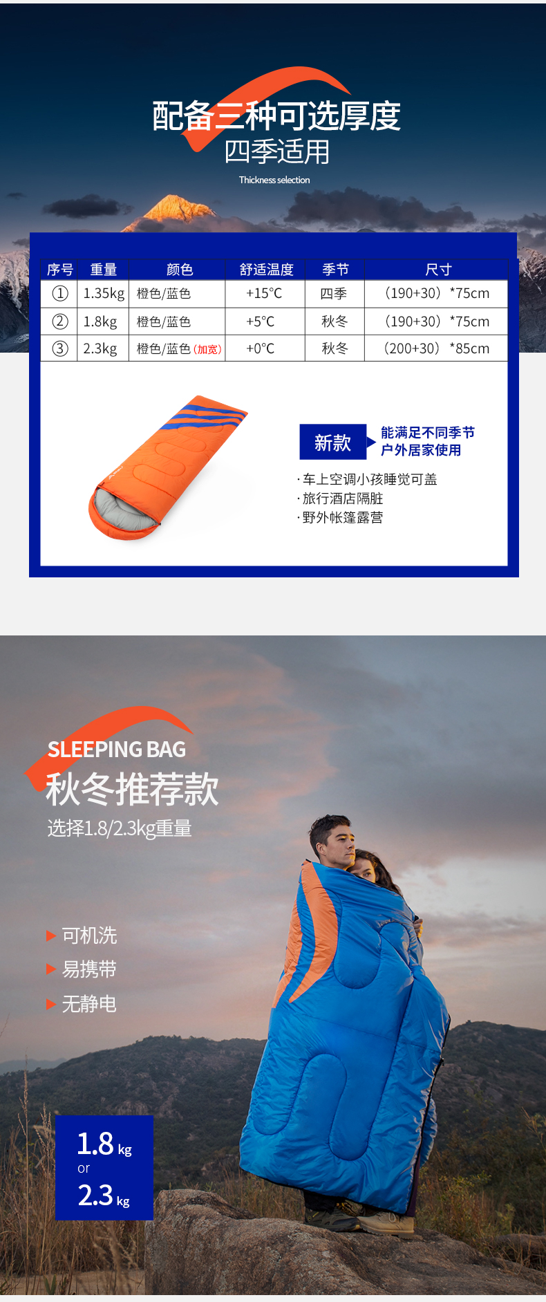 Beishan Wolf túi ngủ dành cho người lớn ngoài trời đơn mùa đông lạnh dày - Túi ngủ túi ngủ chống muỗi
