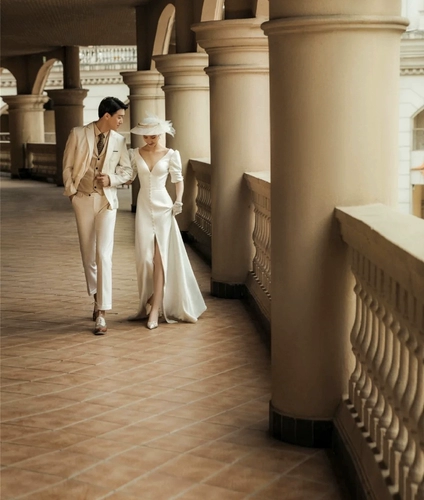 Ретро свадебное платье для влюбленных, французский стиль