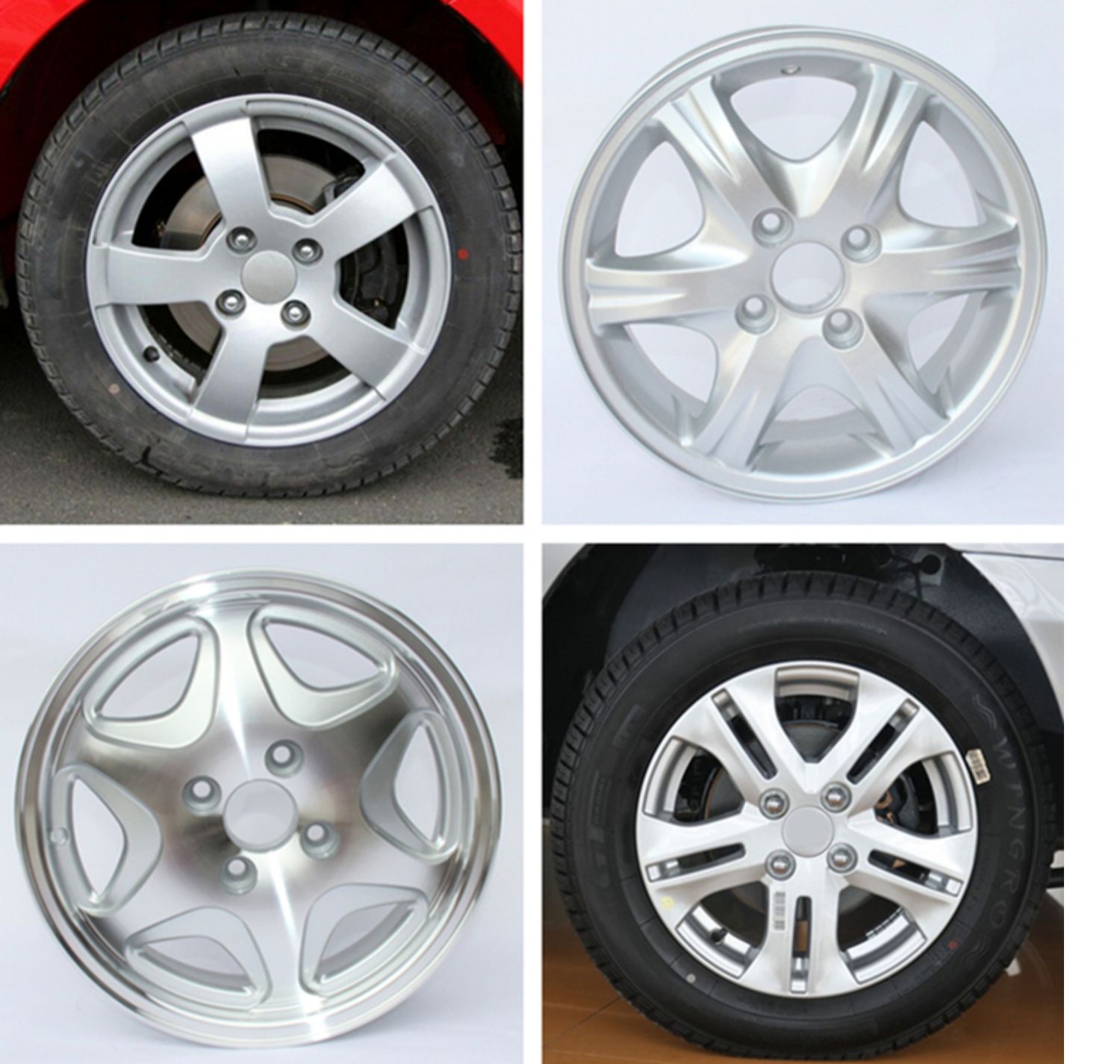 Áp dụng 14 inch Geely Free Ship British SC3 Unio Panda Hợp kim nhôm Bánh xe Vòng thép Vòng lốp - Rim 	mâm ô tô 14	