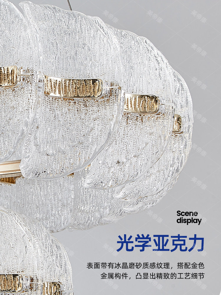 Living Room Chandelier, Light Luxury and High-End Feel, Living Room Hall Lamp, 2026 New Model, Modern Simple Dining Room Chandelier, Bedroom Lighting Fixtures