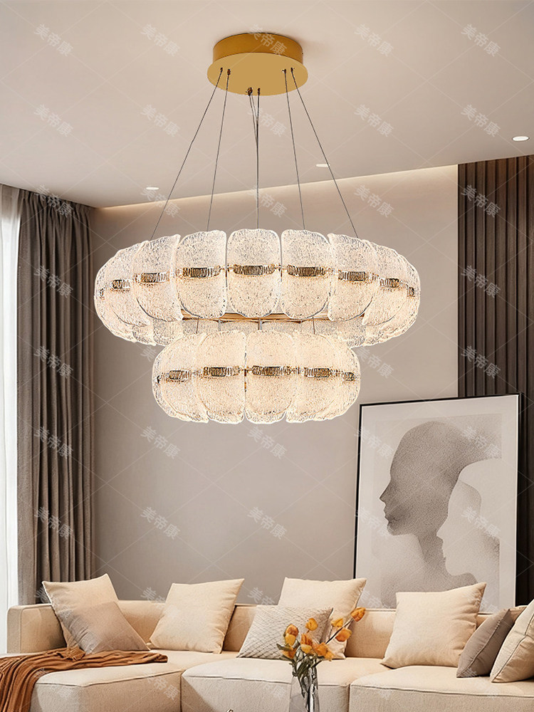 Living Room Chandelier, Light Luxury and High-End Feel, Living Room Hall Lamp, 2026 New Model, Modern Simple Dining Room Chandelier, Bedroom Lighting Fixtures