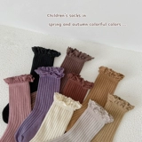 Детские носки, демисезонные хлопковые милые гольфы, средней длины